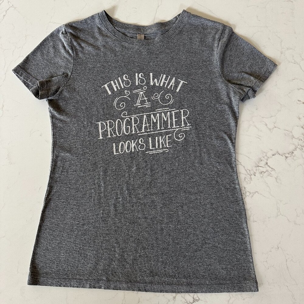 Next Level Apparel Programmer Gray T-Shirt